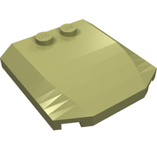 Part 45677 - Wedge 4 x 4 x 2/3 Triple Curved - De BrickPlaats