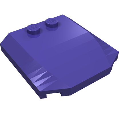 Part 45677 - Wedge 4 x 4 x 2/3 Triple Curved - De BrickPlaats