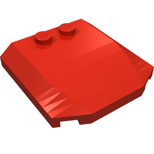Part 45677 - Wedge 4 x 4 x 2/3 Triple Curved - De BrickPlaats