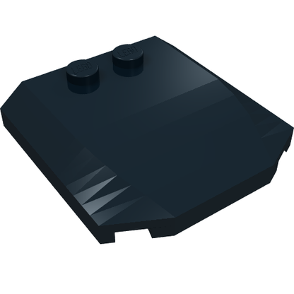 Part 45677 - Wedge 4 x 4 x 2/3 Triple Curved - De BrickPlaats