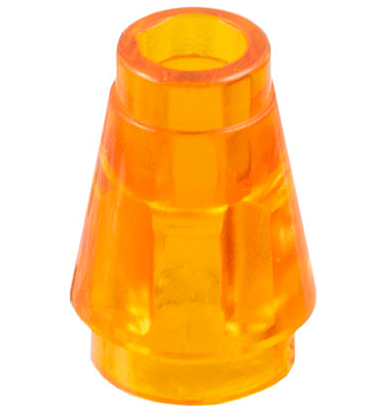 Part 4589b - Cone 1 x 1 with Top Groove - De BrickPlaats