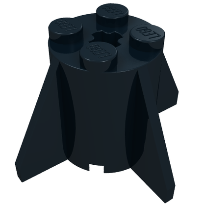 Part 4591 - Brick, Round 2 x 2 x 2 with Fins - De BrickPlaats
