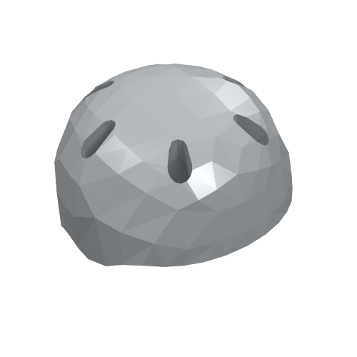 Part 46303 - Minifigure, Headgear Helmet Sports with Vent Holes - De BrickPlaats
