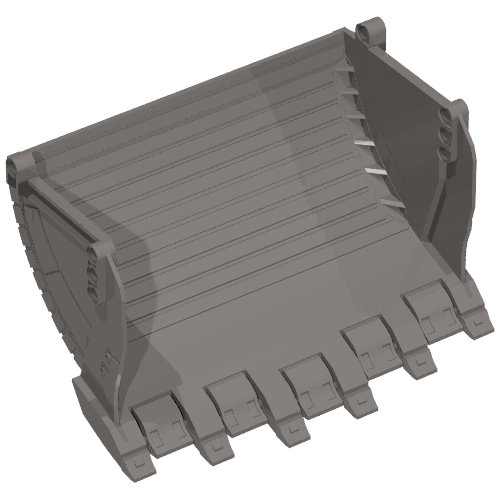 Part 46891 - Technic Digger Bucket 10 x 19 - De BrickPlaats
