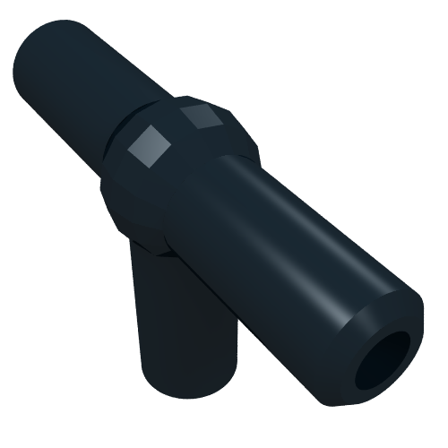 Part 4697b - Pneumatic T Piece Second Version (T Bar with Ball in Center) - De BrickPlaats