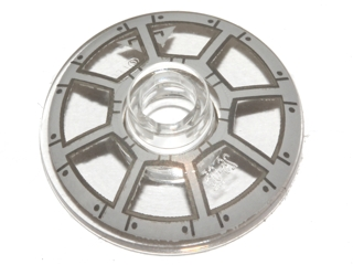 Part 4740pb005 - Dish 2 x 2 Inverted (Radar) with Radial Cockpit Window Pattern - De BrickPlaats