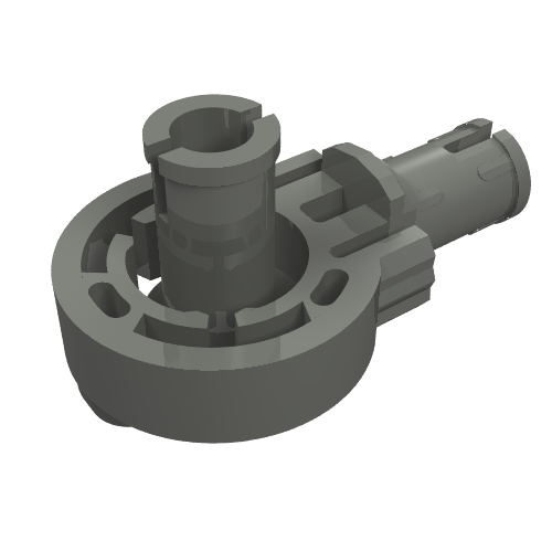 Part 47455 - Technic Rotation Joint Ball Loop with 2 Perpendicular Pins with Friction - De BrickPlaats