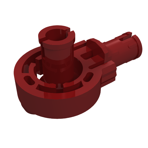 Part 47455 - Technic Rotation Joint Ball Loop with 2 Perpendicular Pins with Friction - De BrickPlaats