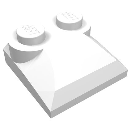 Part 47457 - Slope, Curved 2 x 2 x 2/3 with 2 Studs and Curved Sides - De BrickPlaats