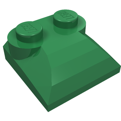 Part 47457 - Slope, Curved 2 x 2 x 2/3 with 2 Studs and Curved Sides - De BrickPlaats