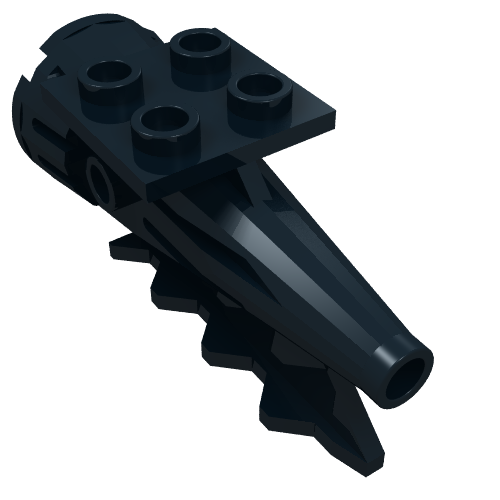 Part 4746 - Tail 4 x 2 x 2, Aircraft Rocket Engine - De BrickPlaats