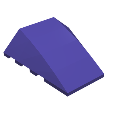 Part 47753 - Wedge 4 x 4 Triple Curved No Studs - De BrickPlaats