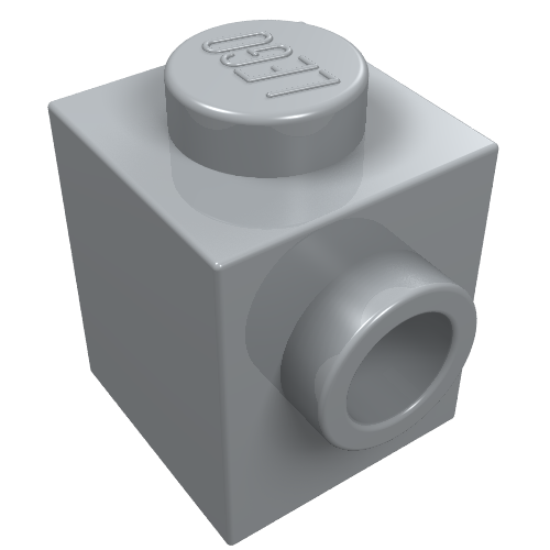 Part 47905 - Brick, Modified 1 x 1 with Studs on 2 Sides, Opposite - De BrickPlaats
