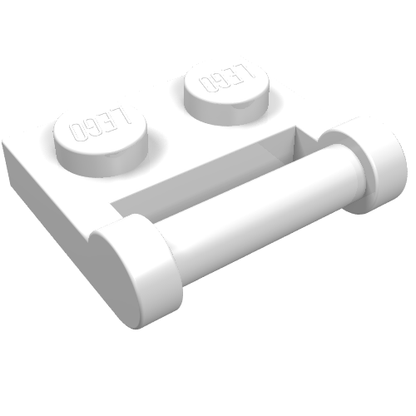 Part 48336 - Plate, Modified 1 x 2 with Bar Handle on Side - Closed Ends - De BrickPlaats