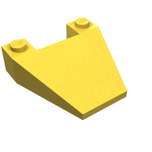 Part 4858 - Wedge 4 x 4 Taper without Stud Notches - De BrickPlaats