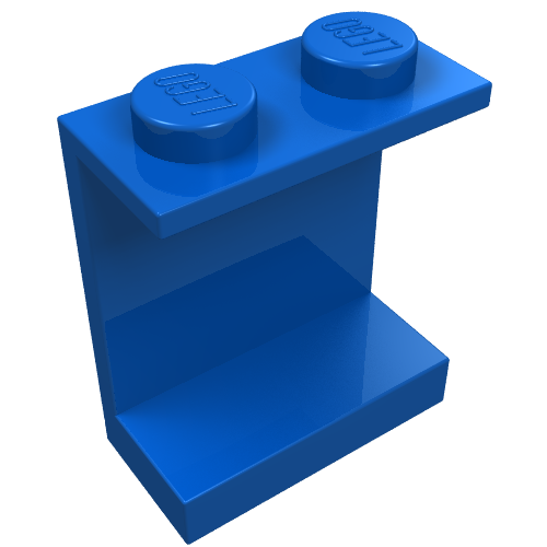 Part 4864a - Panel 1 x 2 x 2 - Solid Studs - De BrickPlaats