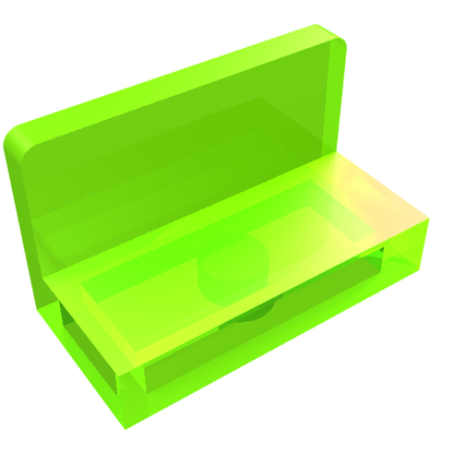 Part 4865b - Panel 1 x 2 x 1 with Rounded Corners - De BrickPlaats