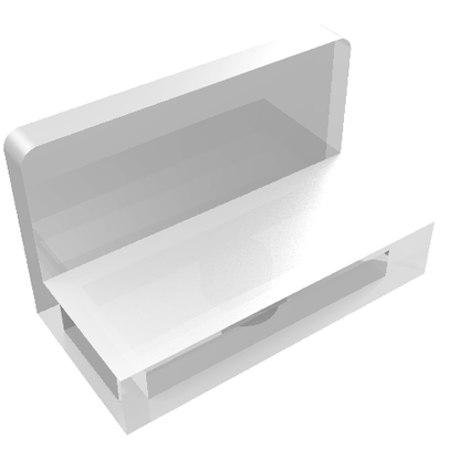 Part 4865b - Panel 1 x 2 x 1 with Rounded Corners - De BrickPlaats