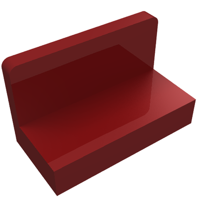 Part 4865b - Panel 1 x 2 x 1 with Rounded Corners - De BrickPlaats