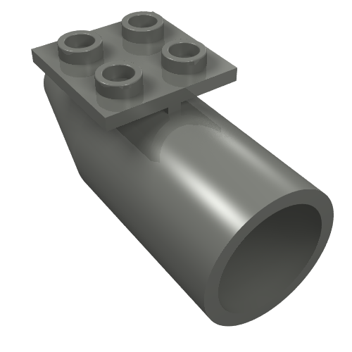 Part 4868b - Engine, Smooth Large, 2 x 2 Thin Top Plate - De BrickPlaats