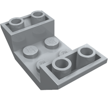 Part 4871 - Slope, Inverted 45 4 x 2 Double with 2 x 2 Cutout - De BrickPlaats
