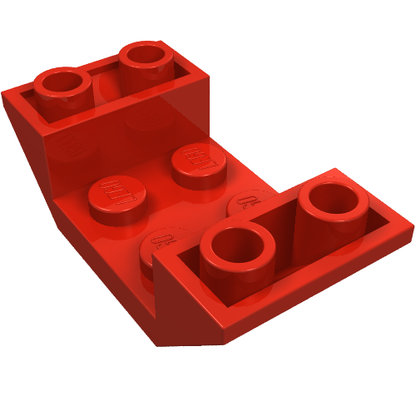 Part 4871 - Slope, Inverted 45 4 x 2 Double with 2 x 2 Cutout - De BrickPlaats