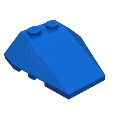 Part 48933 - Wedge 4 x 4 Triple with Stud Notches - De BrickPlaats