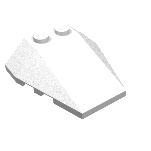 Part 48933 - Wedge 4 x 4 Triple with Stud Notches - De BrickPlaats