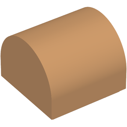 Part 49307 - Slope, Curved 1 x 1 x 2/3 Double - De BrickPlaats