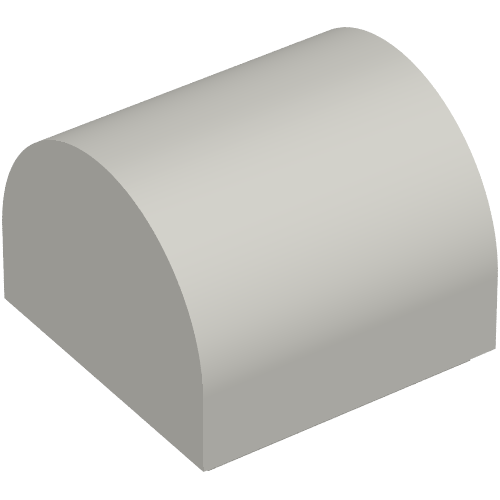 Part 49307 - Slope, Curved 1 x 1 x 2/3 Double - De BrickPlaats