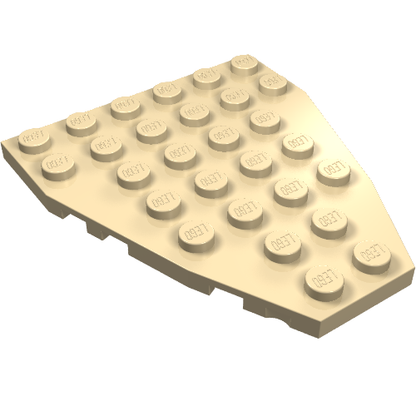 Part 50303 - Wedge, Plate 7 x 6 with Stud Notches (Boat Bow Plate) - De BrickPlaats