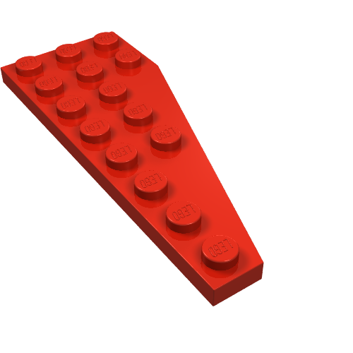 Part 50305 - Wedge, Plate 8 x 3 Pentagonal Left - De BrickPlaats