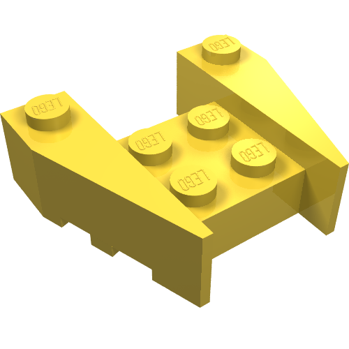 Part 50373 - Wedge 3 1/2 x 4 with Stud Notches - De BrickPlaats