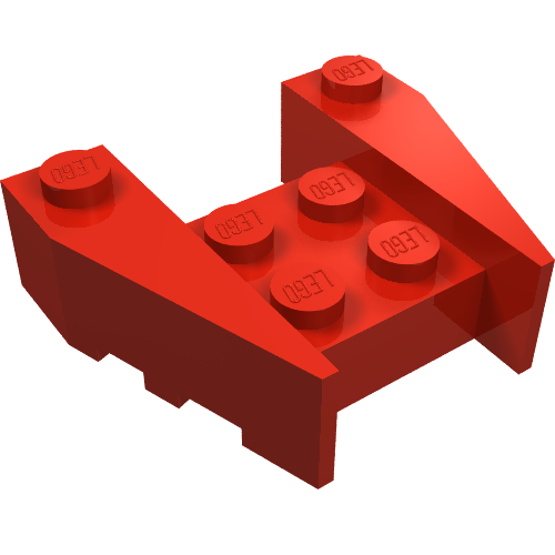 Part 50373 - Wedge 3 1/2 x 4 with Stud Notches - De BrickPlaats