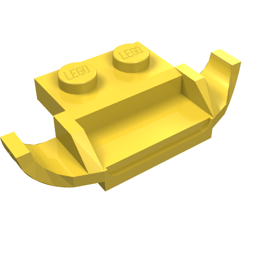 Part 50949 - Plate, Modified 1 x 2 with Racers Car Grille - De BrickPlaats