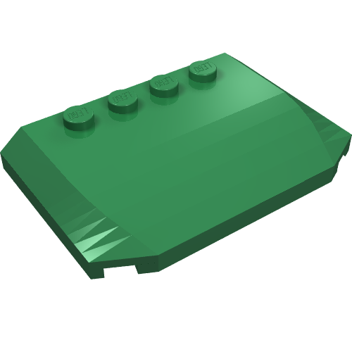 Part 52031 - Wedge 4 x 6 x 2/3 Triple Curved - De BrickPlaats
