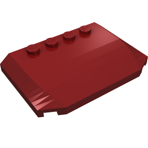 Part 52031 - Wedge 4 x 6 x 2/3 Triple Curved - De BrickPlaats