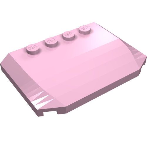 Part 52031 - Wedge 4 x 6 x 2/3 Triple Curved - De BrickPlaats