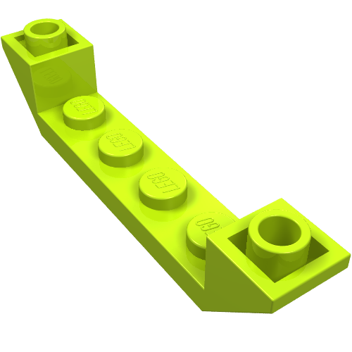 Part 52501 - Slope, Inverted 45 6 x 1 Double with 1 x 4 Cutout - De BrickPlaats