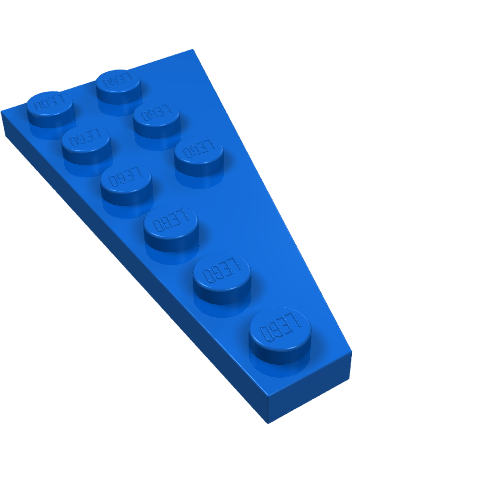 Part 54384 - Wedge, Plate 6 x 3 Left - De BrickPlaats