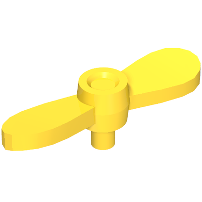 Part 54568 - Minifigure, Propeller 2 Blade Twisted Tiny with Small Pin - De BrickPlaats