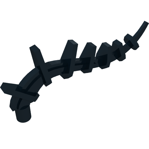 Part 55236 - Plant Vine Seaweed / Appendage Spiked / Bionicle Spine - De BrickPlaats