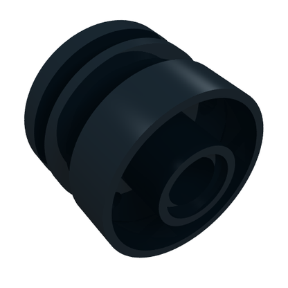 Part 55981 - Wheel 18mm D. x 14mm with Pin Hole, Fake Bolts and Shallow Spokes - De BrickPlaats