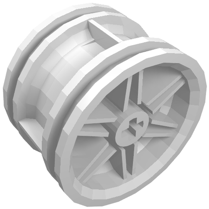 Part 56145 - Wheel 30.4mm D. x 20mm with No Pin Holes and Reinforced Rim - De BrickPlaats
