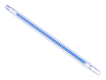 Part 57539pb03 - Hose, Flexible Ribbed with 8mm Ends 19L / 15.2cm with Molded Blue Center Pattern - De BrickPlaats