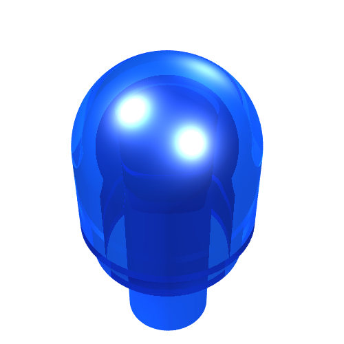 Part 58176 - Bar with Light Bulb Cover (Bionicle Barraki Eye) - De BrickPlaats