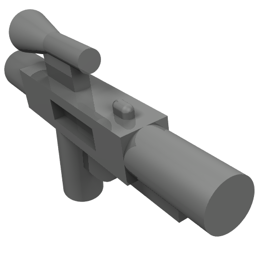 Part 58247 - Minifigure, Weapon Gun, Blaster SW Standard - De BrickPlaats
