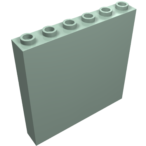 Part 59349 - Panel 1 x 6 x 5 - De BrickPlaats
