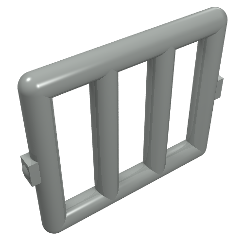 Part 6016 - Bar 1 x 4 x 3 Window Grille - De BrickPlaats
