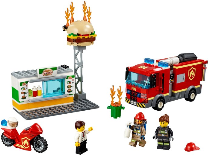 Set 60214 - Burger Bar Fire Rescue - De BrickPlaats